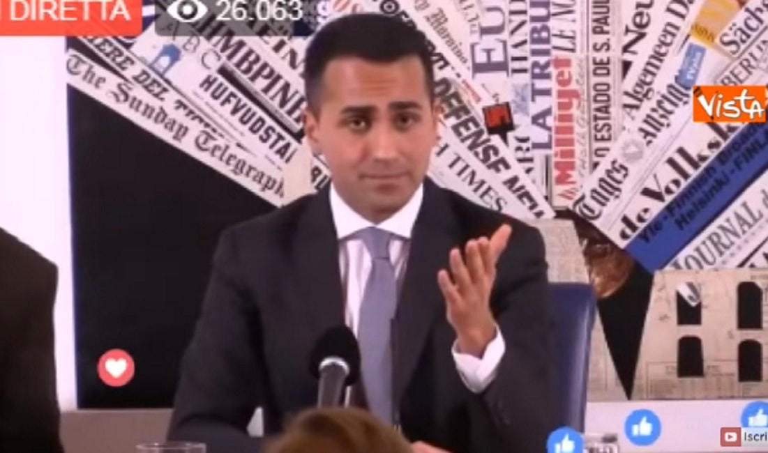 Luigi Di Maio (M5s): "Daremo più potere alle istituzioni Ue contro la povertà"