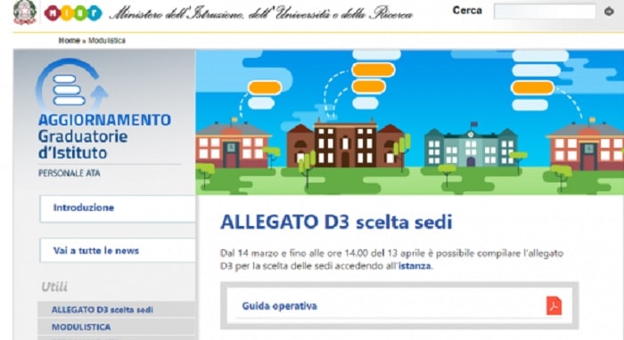 modulo d3 personale ata