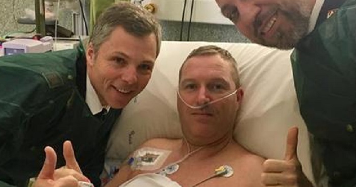 Roma, turista colpito da infarto incontra il poliziotto che gli ha salvato la vita