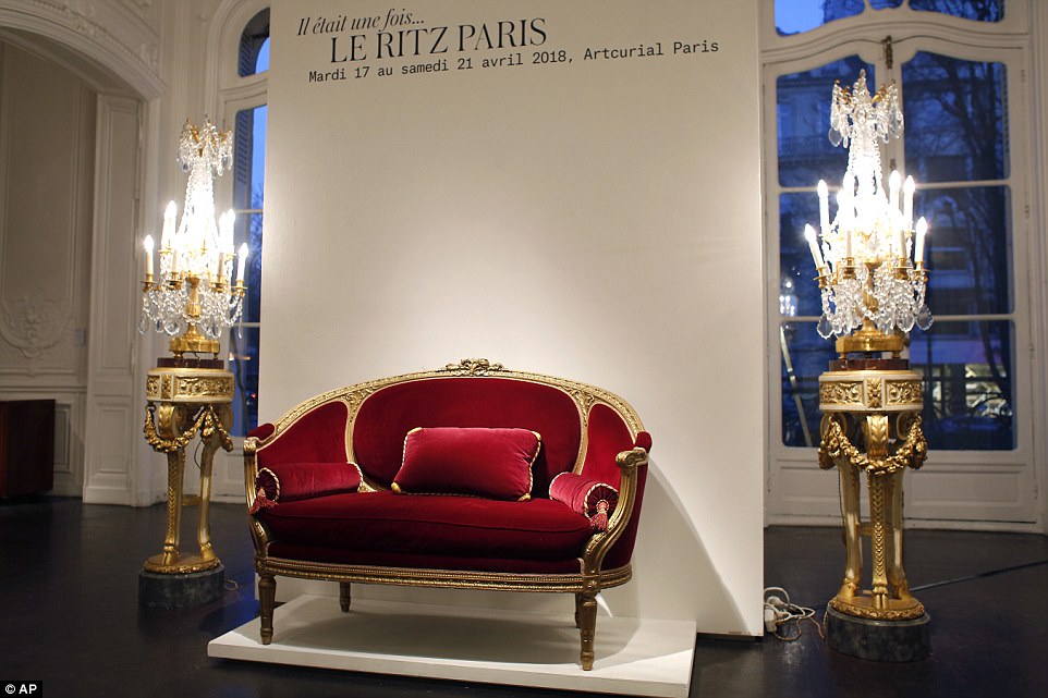 I tesori dell'Hotel Ritz all'asta a Parigi