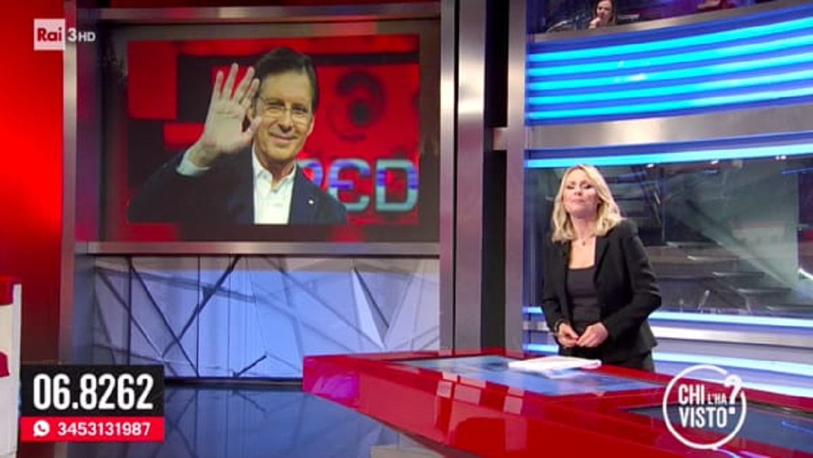 Federica Sciarelli saluta Fabrizio Frizzi in diretta tv: "Ciao dalla tua grande famiglia"