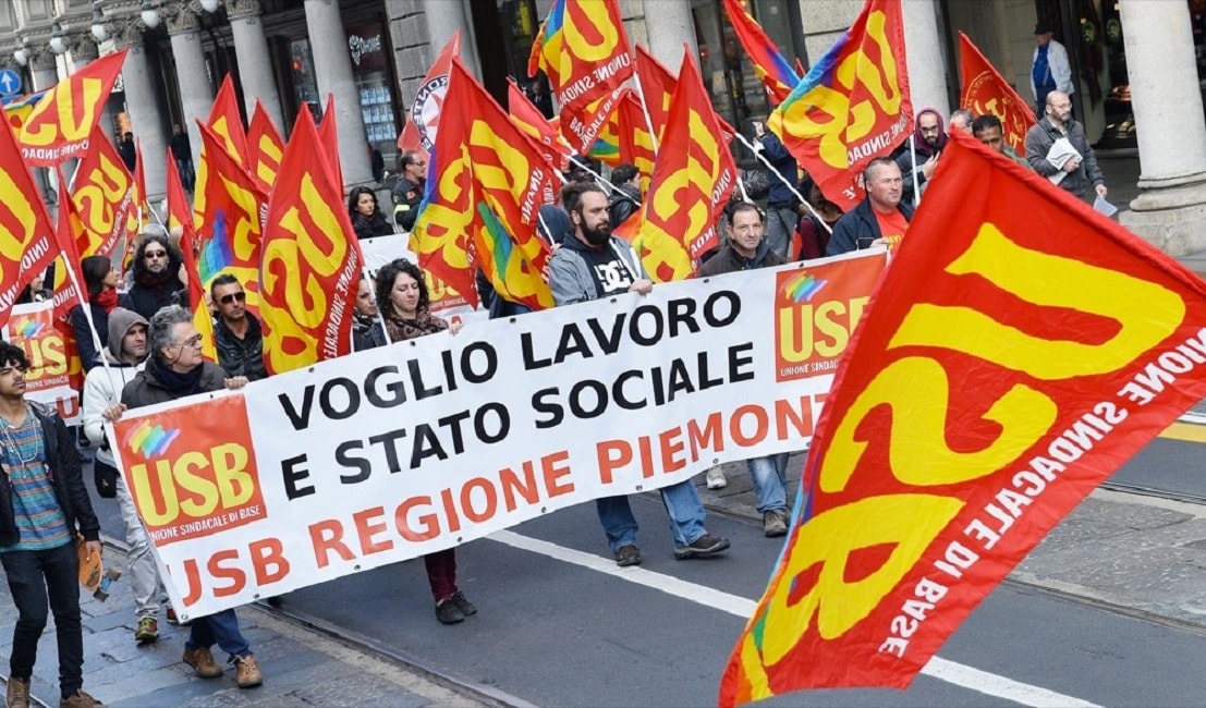 Sciopero generale 8 marzo: stop a trasporti, scuola e sanità per 24 ore