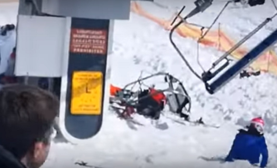 la seggiovia impazzita in Georgia