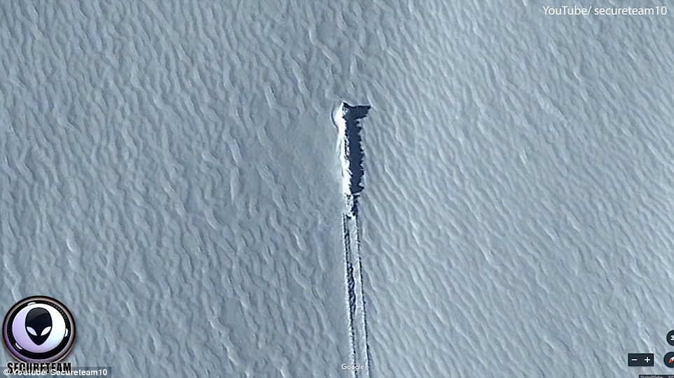 Ufo caduto in Antartide? Oggetto non identificato su Google Earth