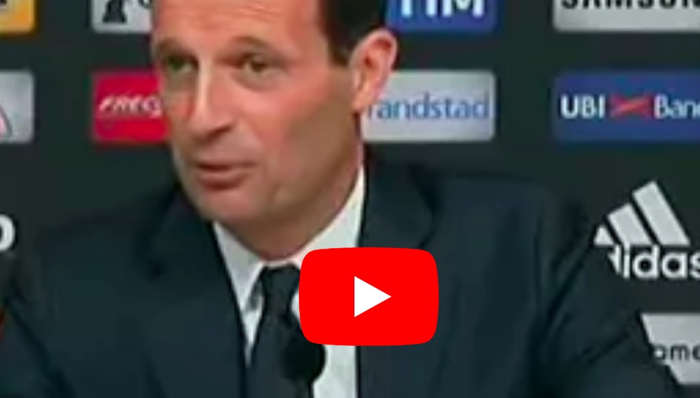 YOUTUBE Allegri: "Real Madrid favorito per la Champions"
