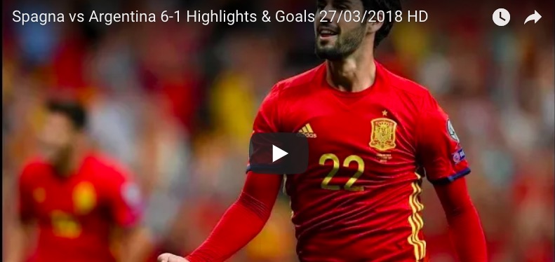 YOUTUBE Spagna-Argentina 6-1, Sampaoli umiliato: rischia l'esonero