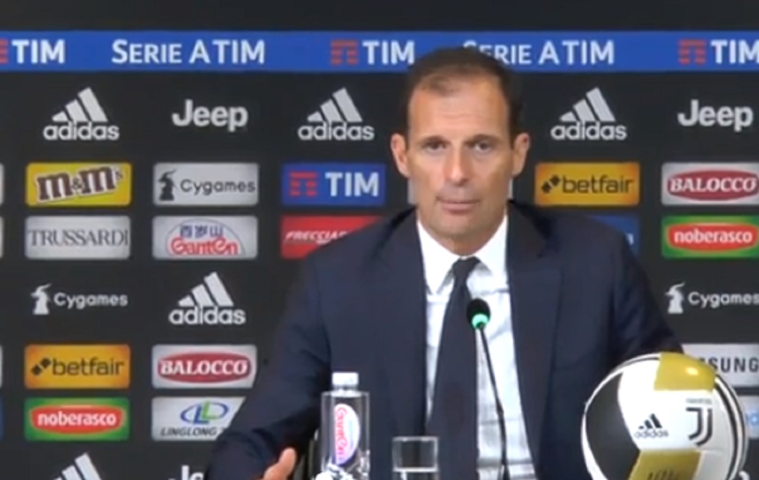 Allegri in conferenza stampa