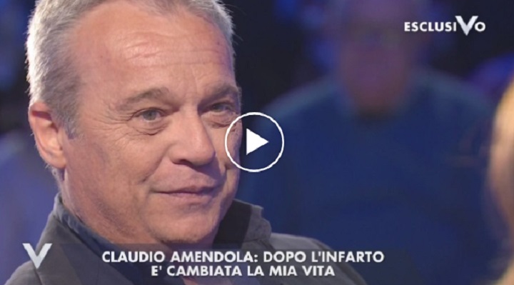 Claudio Amendola a Verissimo: "Dopo l'infarto la mia vita..."