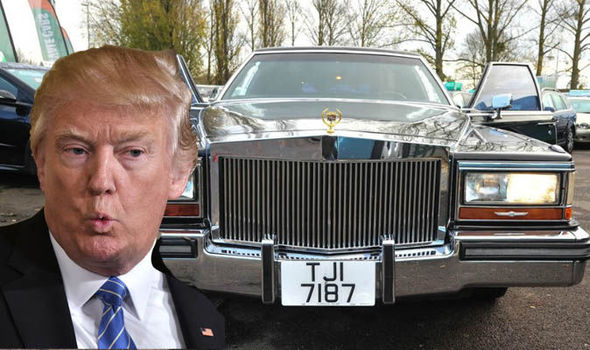 trump cadillac supercar