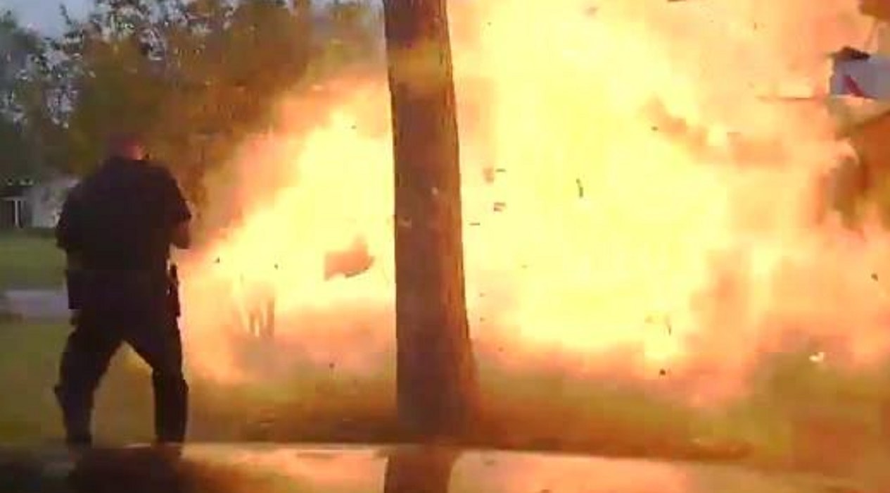 Texas esplosione casa