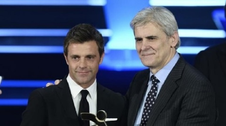 l presidente dell'Aia Marcello Nicchi e Nicola Rizzol