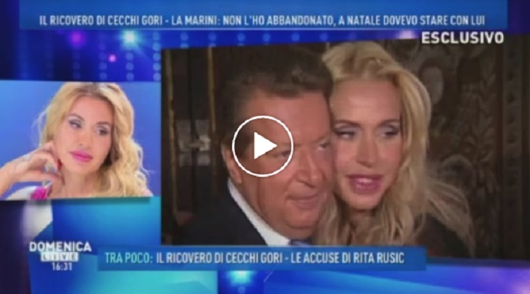 Domenica Live, Valeria Marini contro Rita Rusic: "Con Vittorio Cecchi Gori..."
