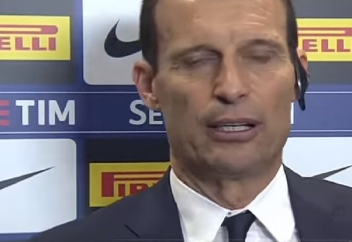 YOUTUBE Allegri furioso a Sky: "Gli schemi sono il male del calcio". Poi se ne va