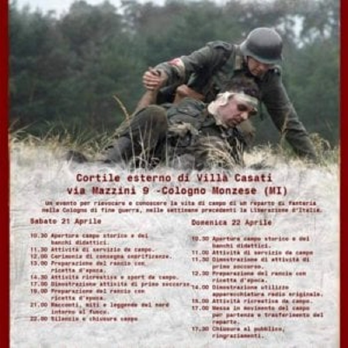 "Ricostruiamo un campo tedesco prima della Liberazione", iniziativa a Cologno Monzese
