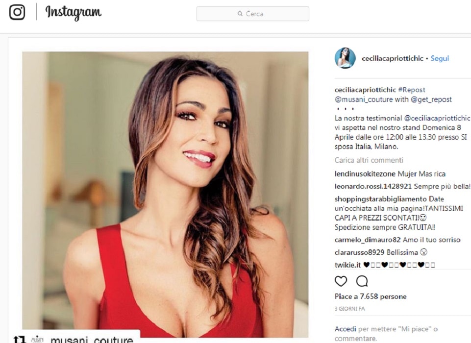 Cecilai Capriotti testimonial Musani