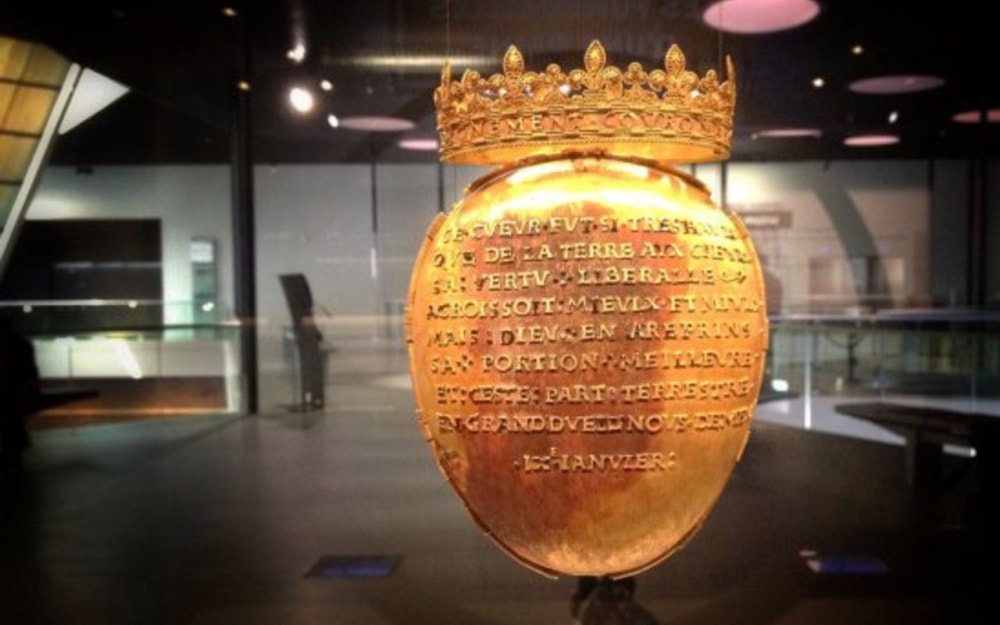 Nantes: trafugato il "cuore d'oro" di Anna di Bretagna, regina di Francia