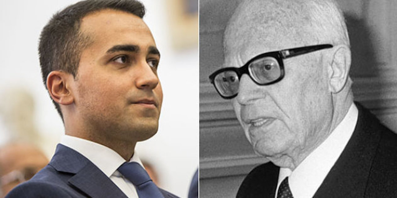 Luigi Di Maio rilancia discorso di Pertini: "Italiani hanno sete di onestà"