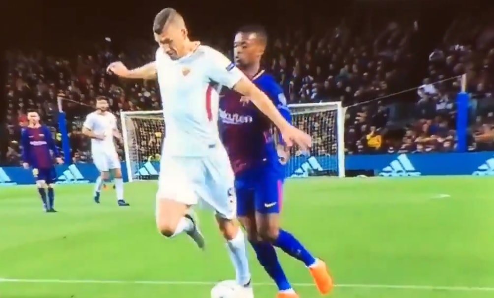 rigore dzeko barcellona