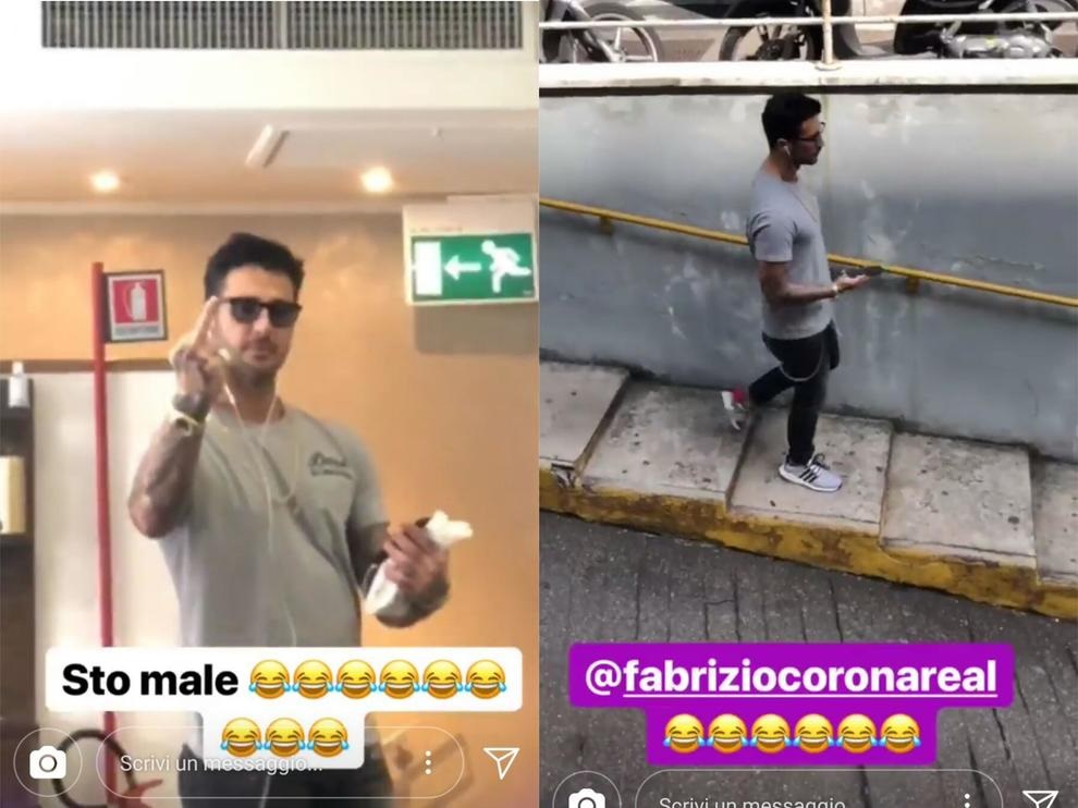 Fabrizio Corona, social vietati ma su Instagram...
