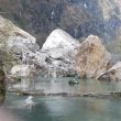 Paura per la frana in Valbrenta