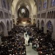 Folla ai funerali Barbara Bush