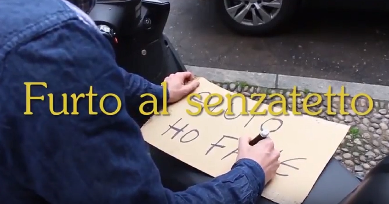 Elemosina al senzatetto: esperimento sociale