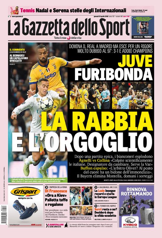 gazzetta 12 aprile
