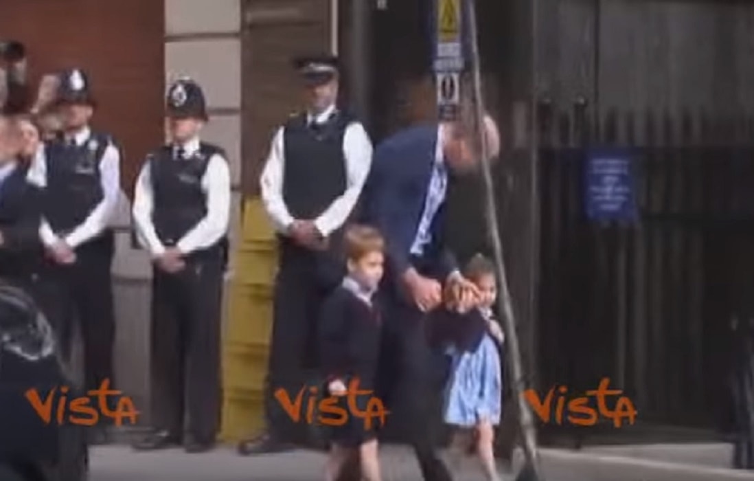 Royal Baby, William con Charlotte e George