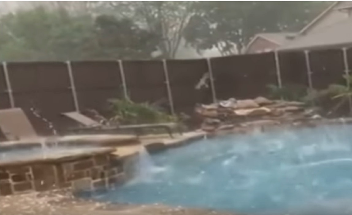 Palle ghiaccio grandinata Texas