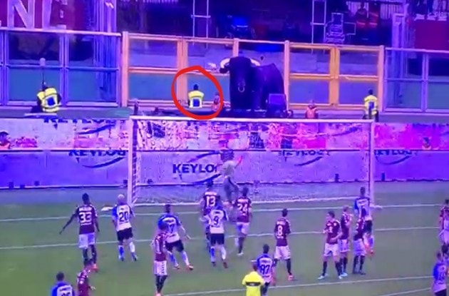 candreva punizione milza