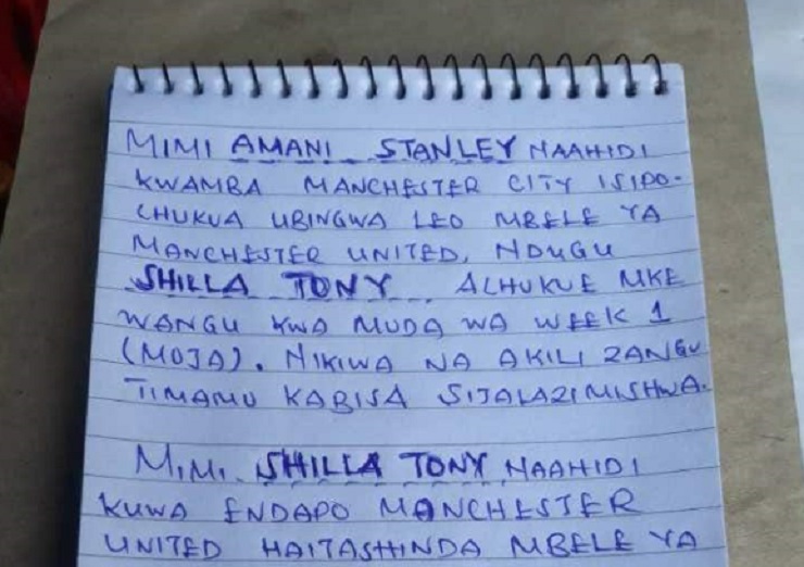 Kenya, scommette sul Manchester City. Perde e... deve cedere la moglie