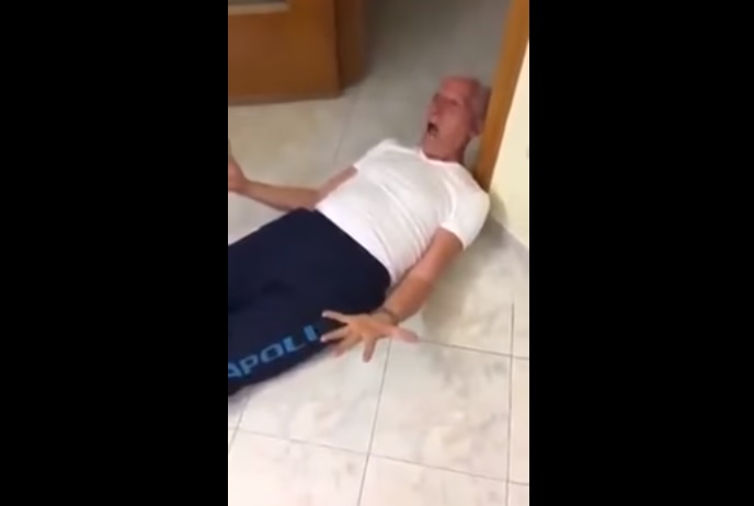 juve napoli esultanza nonno