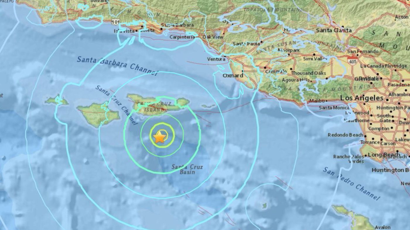 Terremoto avvertito a Los Angeles