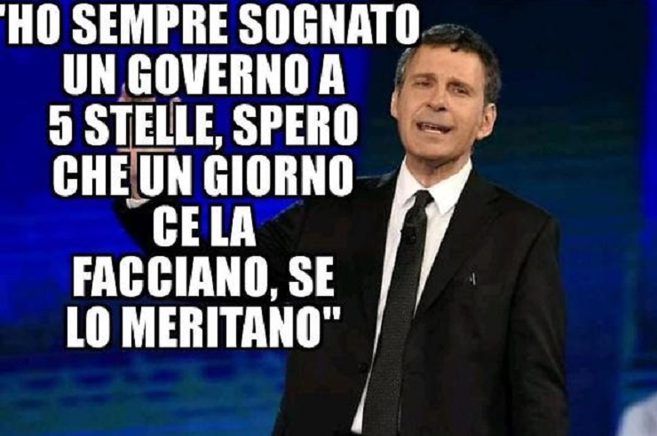 Fabrizio Frizzi e il post bufala su Facebook: "Ho sempre sognato un governo M5s"