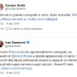 Il tweet di Zazzaroni e Smith