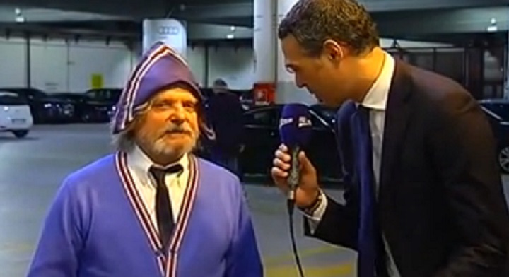 Massimo Ferrero in diretta: "La palla è come una donna, va penetrata"