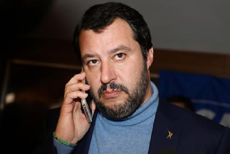 Matteo Salvini: "Se il programma è condiviso, ok anche a una figura terza come premier" (foto Ansa)