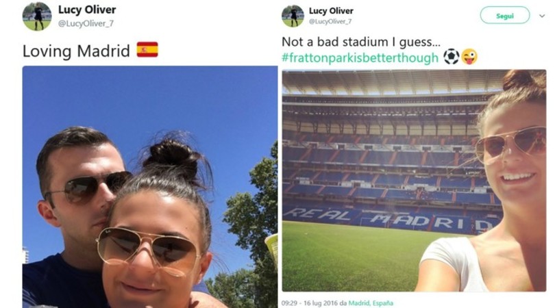 Lucy May (FOTO), moglie arbitro Oliver: "Amo Madrid e il Bernabeu"