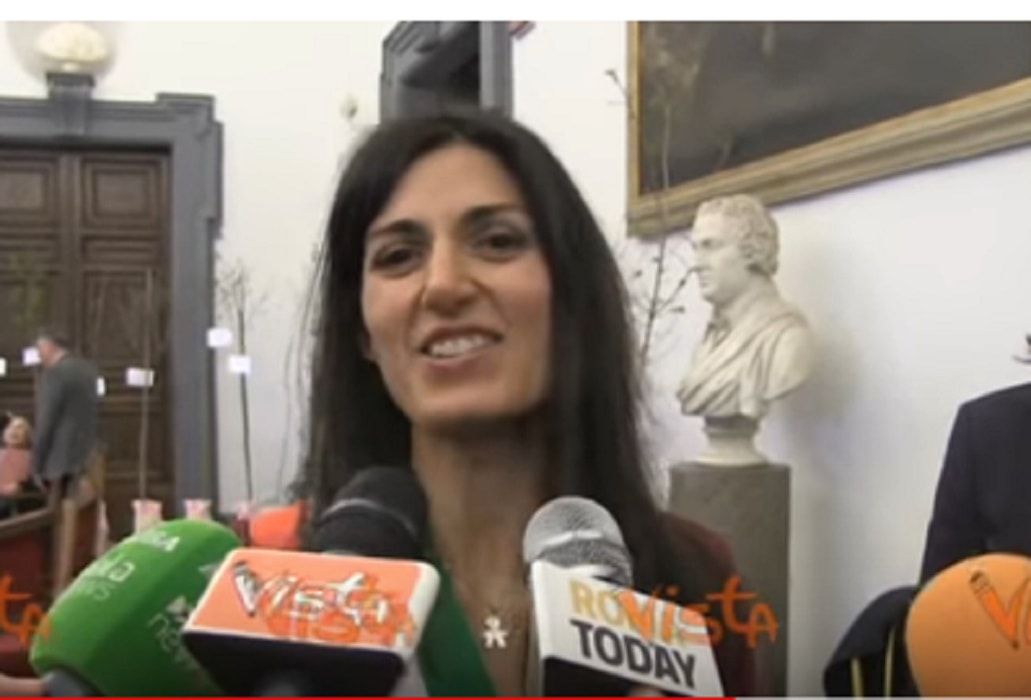 Sindaco di Roma Virginia Raggi