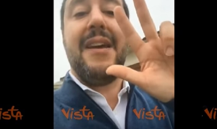 Mattteo Salvini a San Giuliano tra i terremotati: "Mai 3 milioni per accogliere i migranti qui"