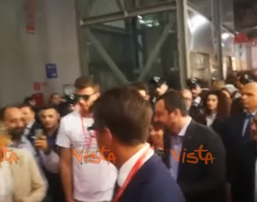 Salvini al Salone del Mobile a Milano