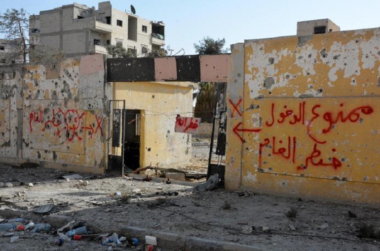 Siria, 70 persone uccise a Duma: si sospetta un attacco chimico (foto Ansa)