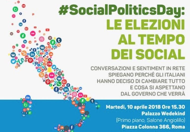 #SocialPoliticsDay, elezioni al tempo dei social: l'evento a Roma