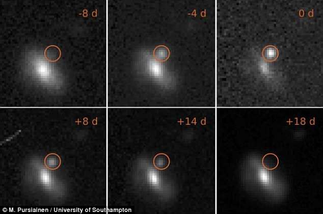 Esplosioni a 4 mld di anni luce supernova