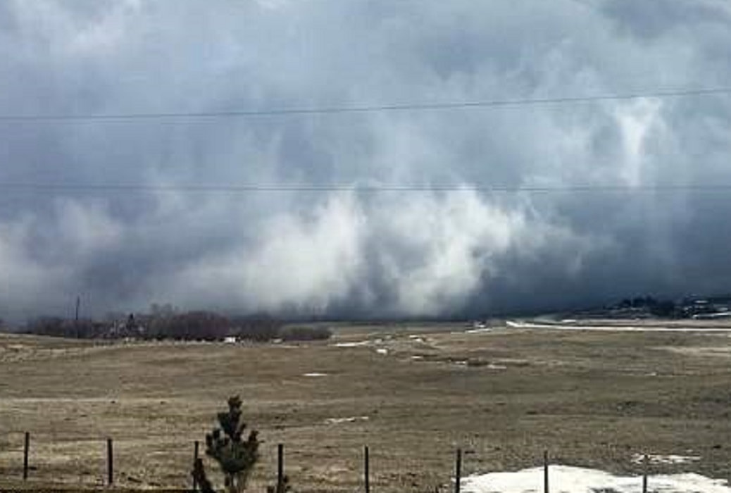 Tsunami di nuvole in Canada