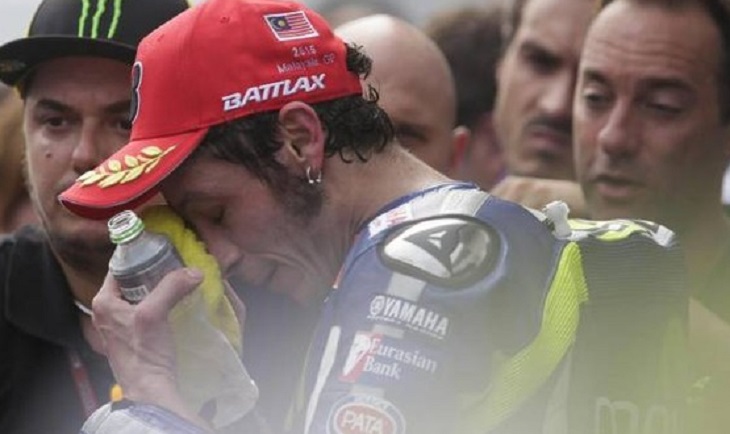 Valentino Rossi, Ezpeleta: "Marquez in queste ore si sente..." (foto Ansa)