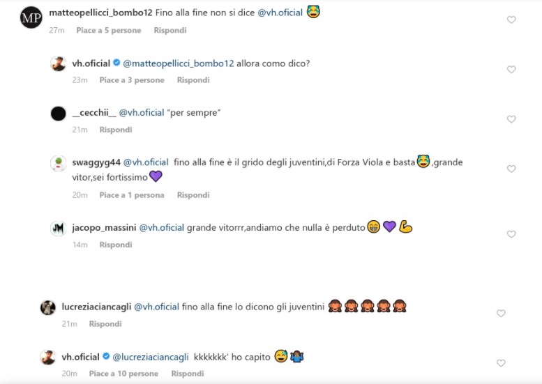 Vitor Hugo, gaffe pro Juventus su Instagram: i tifosi della Fiorentina lo correggono