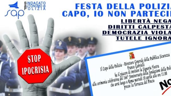 polizia sap festa