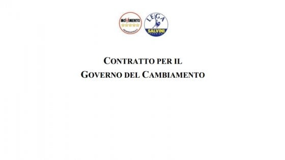contratto m5s-lega