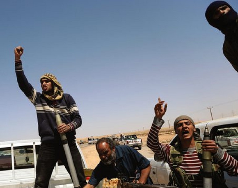 Libia, i ribelli a Tripoli: "Abbiamo circondato sedi governo" (foto d'archivio Ansa)